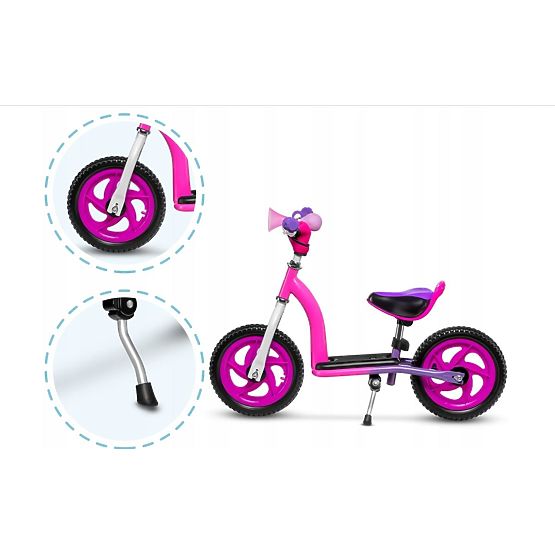 Kinder hüpfen a Scooter LIONELO Roy - Pink