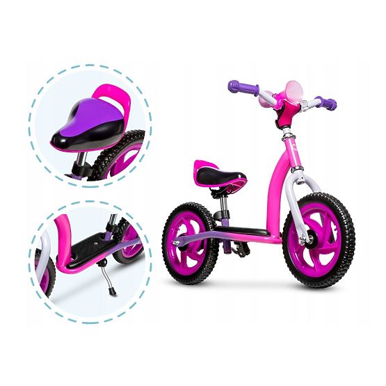 Kinder hüpfen a Scooter LIONELO Roy - Pink