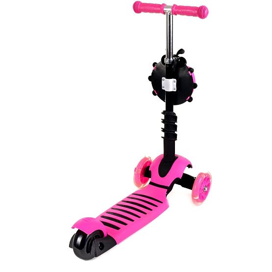Kinder hüpfen a Scooter Marienkäfer - pink