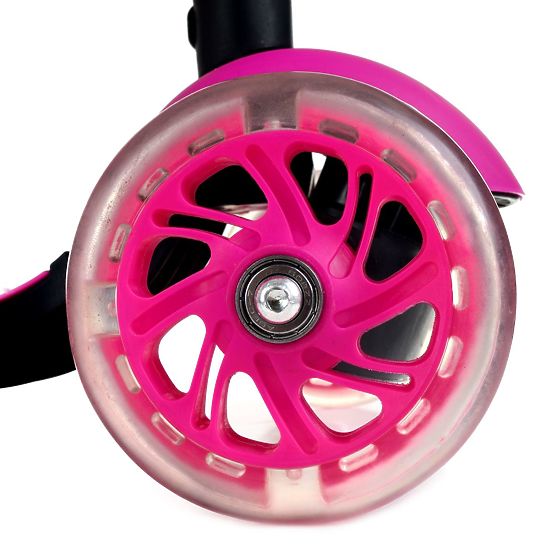 Kinder hüpfen a Scooter Marienkäfer - pink