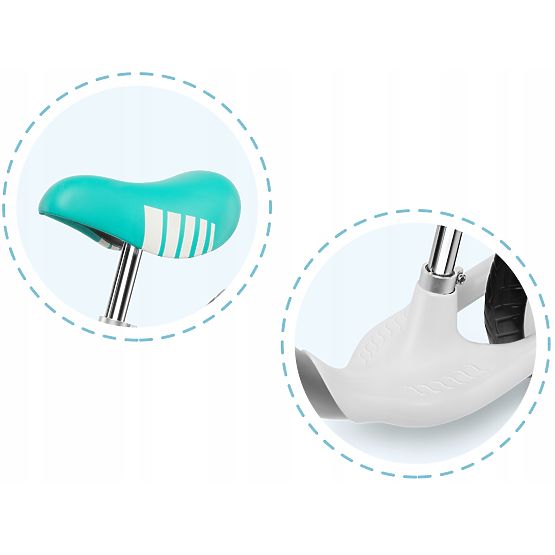 Kinderwippe Arie mit Handbremse - graugrün