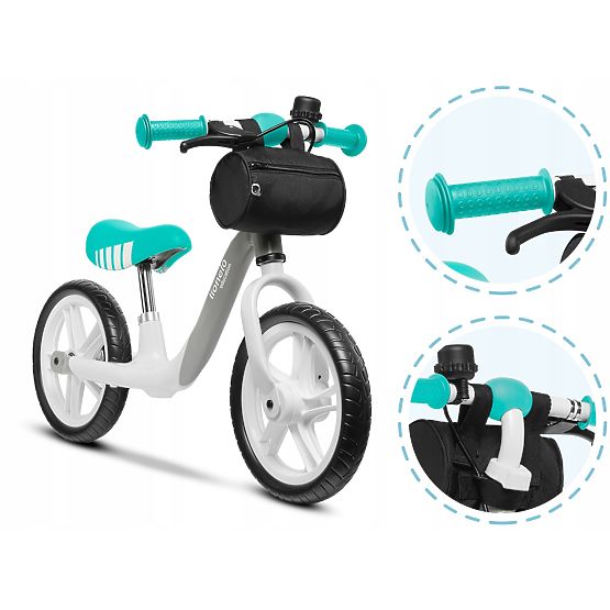 Kinderwippe Arie mit Handbremse - graugrün