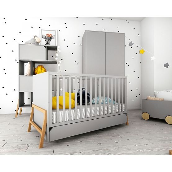 Gitterbett Kinderbett Lotti Grey