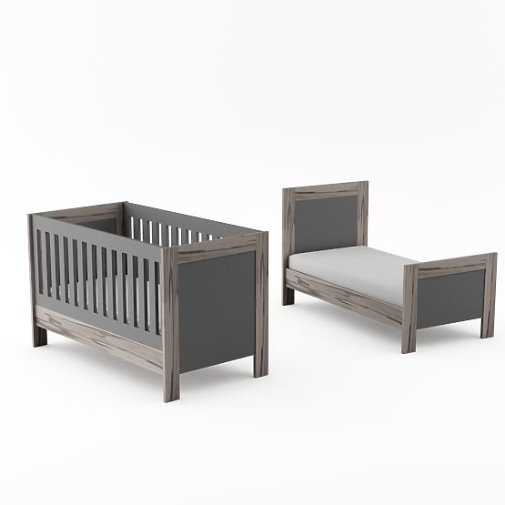 Kinder Kinderbett Manhattan - grey