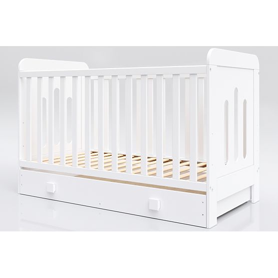 Babybett Gitterbett Zuza 140x70 cm mit Sofaseite