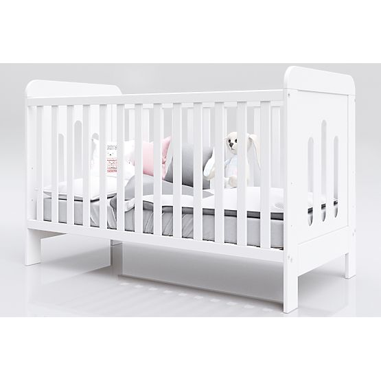 Babybett Gitterbett Zuza 140x70 cm mit Sofaseite