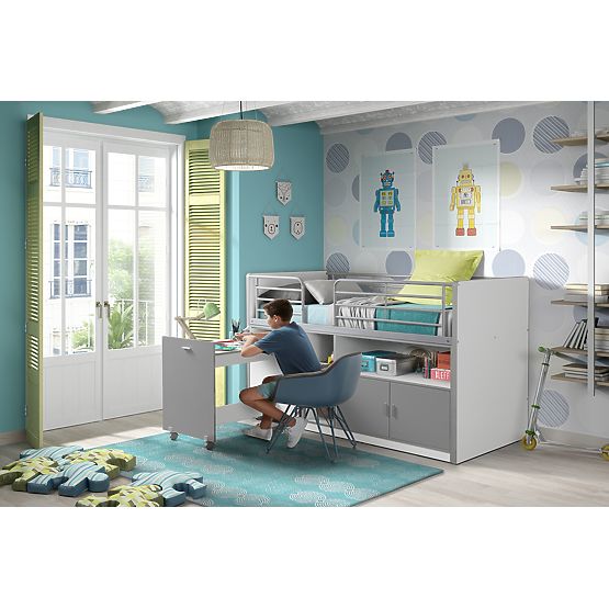 Kinder multifunktional Bett Bonny grey