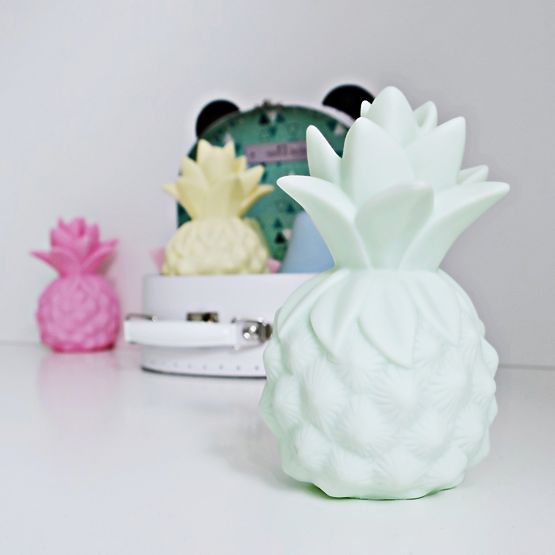 Kinder-Nachtleuchte LED - Ananas - verschiedene Farben