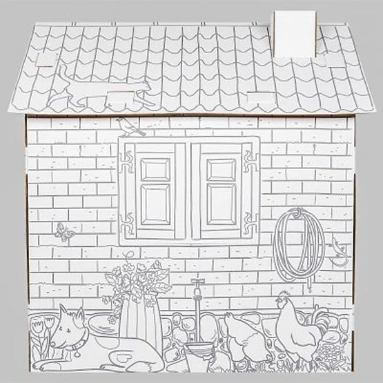 Kinderhaus aus Pappe