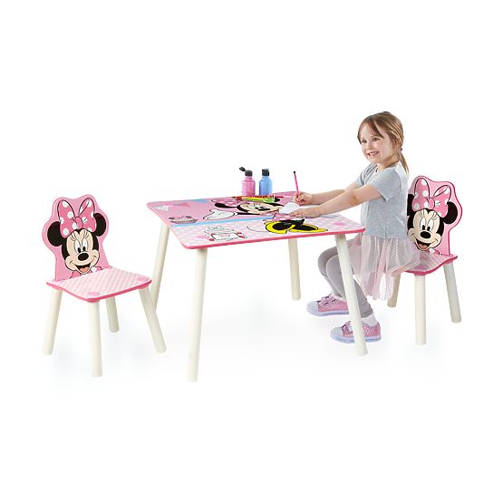 Kindertisch mit Stühlen Minnie Mouse