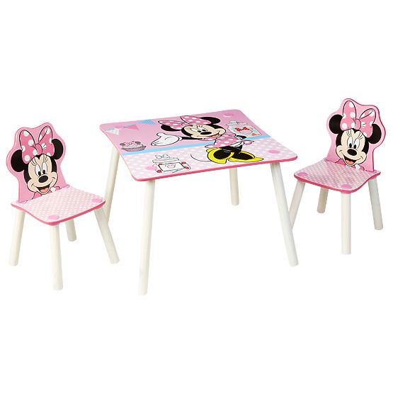 Kindertisch mit Stühlen Minnie Mouse