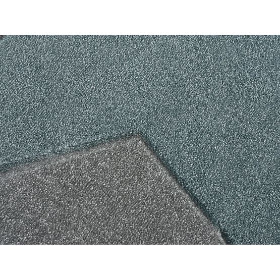 Kinder rund Teppich STAR silbergrau/ minze