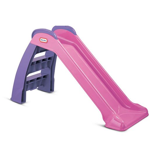 Kinder Rutsche 120 cm - rosa-lila