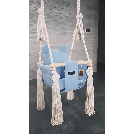 Kinder Schaukel  innenraum - blue