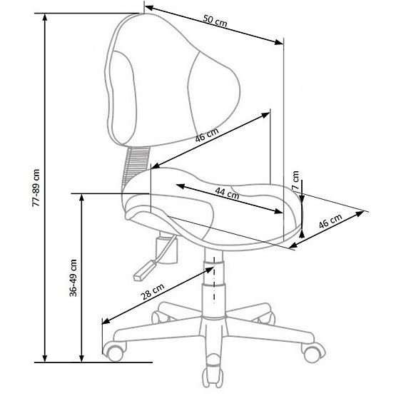 Kinder schwenken Stuhl Flash pink