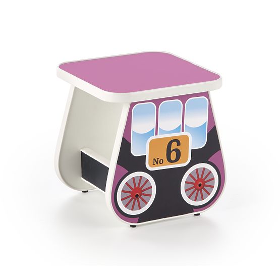 Kinder Sitzhocker LOKOMO - Violett