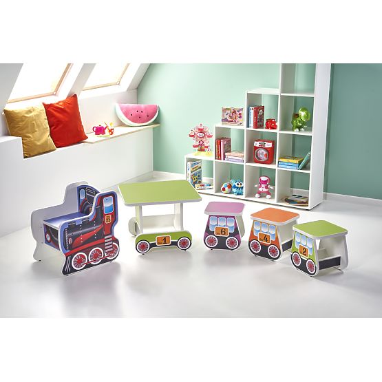 Kinder Sitzhocker LOKOMO - Violett