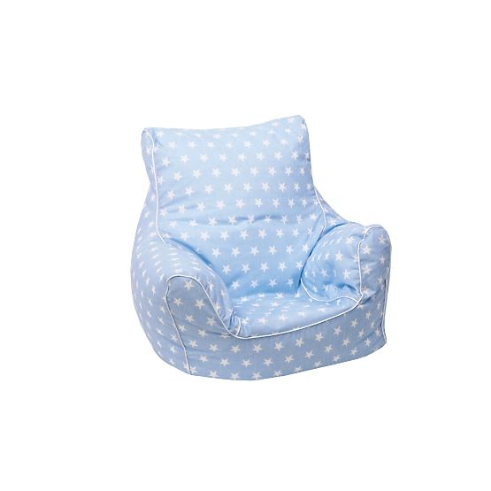 Kinder-Sitzsack STERNE - blau