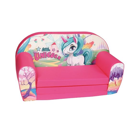 Kinder Sofa Einhorn pink