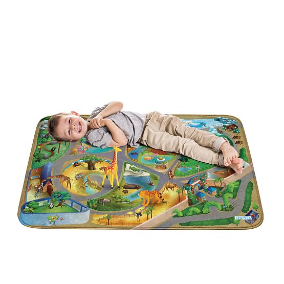 Kinder Spielend Teppich Soft Zoo
