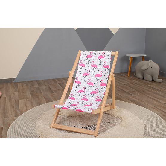 Kinder-Strandliege Flamingos
