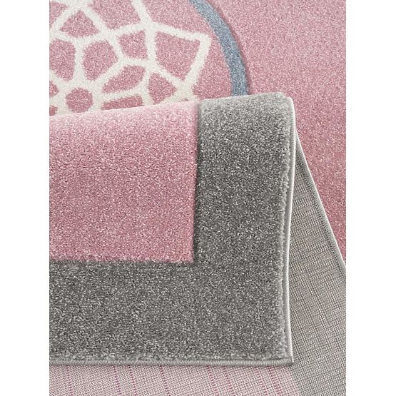 Kinder Teppich Catcher träume - pink-grau