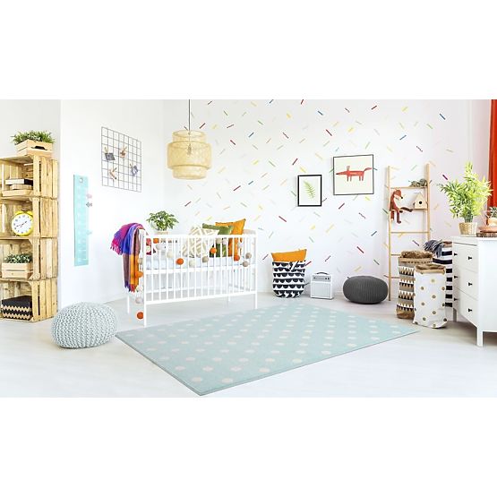 Kinder Teppich CIRCLE minze