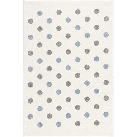 Kinder Teppich Confetti - cremeblau