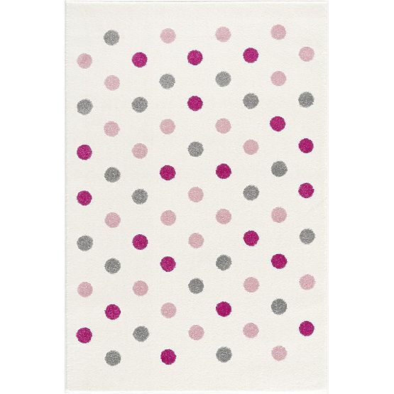 Kinder Teppich Confetti - cremerosa