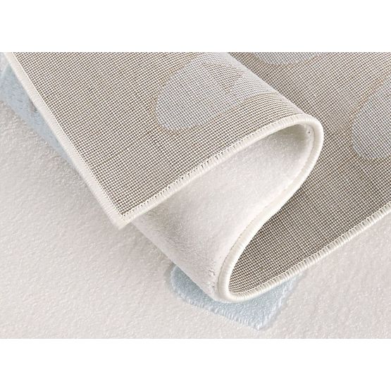 Kinder Teppich Kaktus - cremeblau