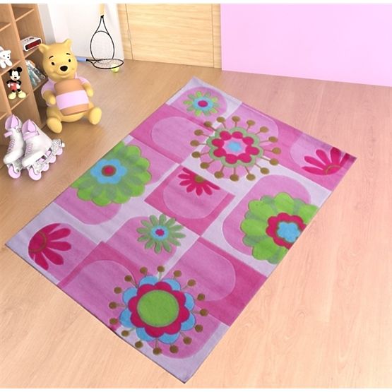 Kinder Teppich Pink fantasie