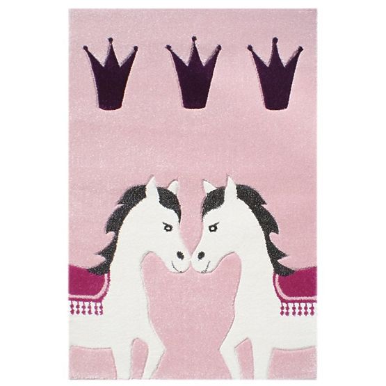 Kinder Teppich Ponny - rosa
