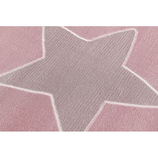 Kinder Teppich Princess Star- rosa