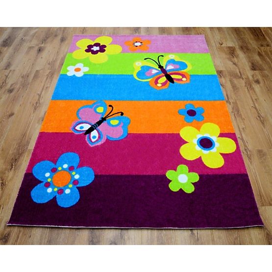 Kinder Teppich Regenbogen
