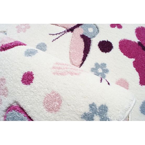 Kinder Teppich Schmetterlinge