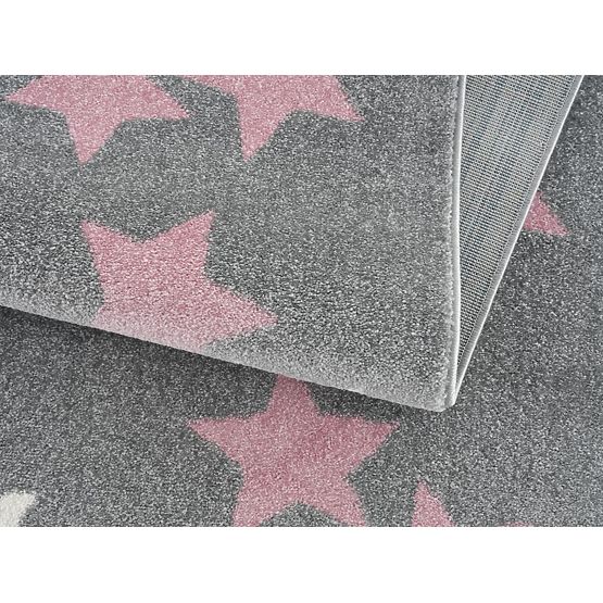 Kinder Teppich Spring Star - grau