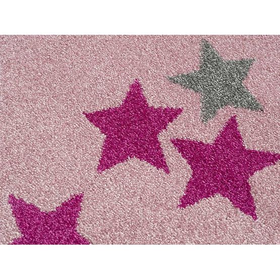 Kinder Teppich Spring Star - rosa