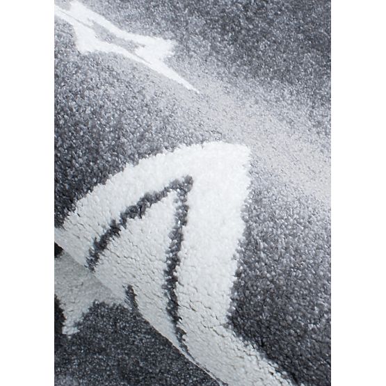 Kinder Teppich STARLIGHT grau/weiß