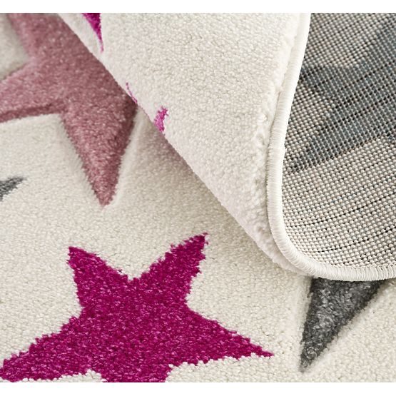 Kinder Teppich Stella Round - cremerosa