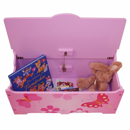 Kinder Truhe  Spielzeuge Schmetterlinge