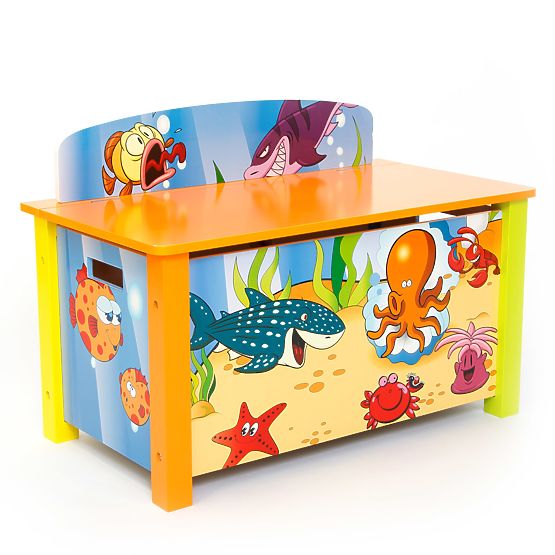 Kinder Truhe  Spielzeuge Sea