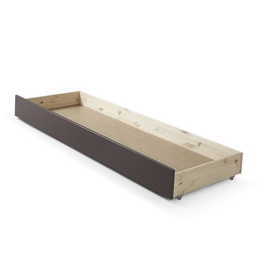 Kinder umwandelbar Bett mit zurück Pino - grey