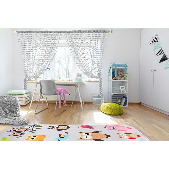 Kinder vorhang Baby Ball - Silver