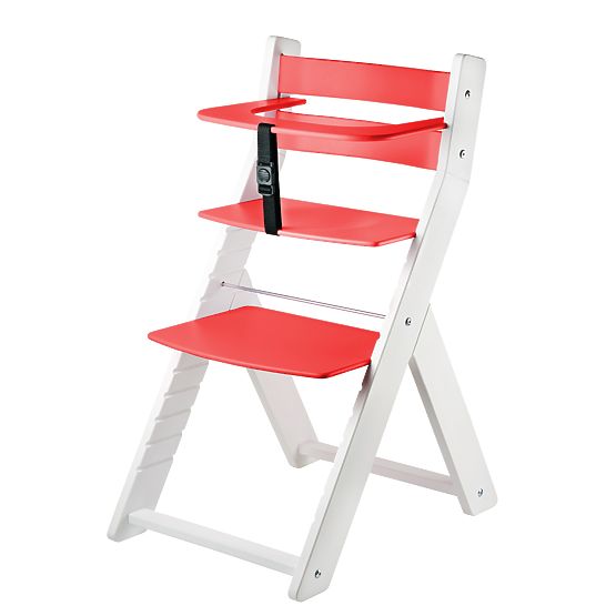 Kinder wachsend Stuhl LUCA - red