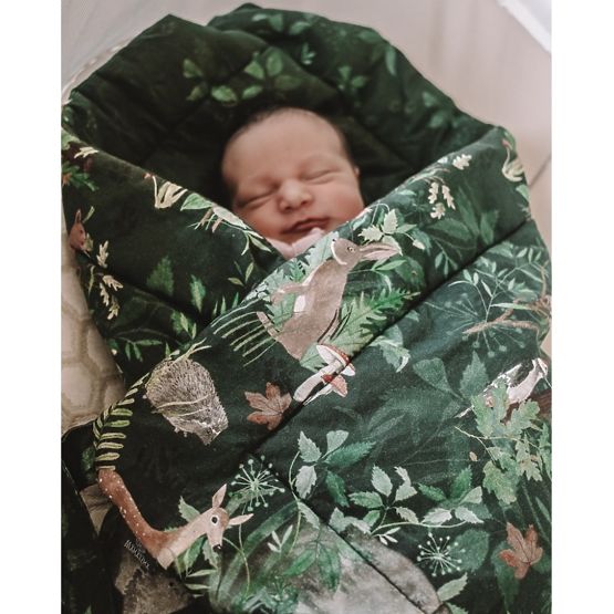 Kinder Wickeldeckchen Život in wald