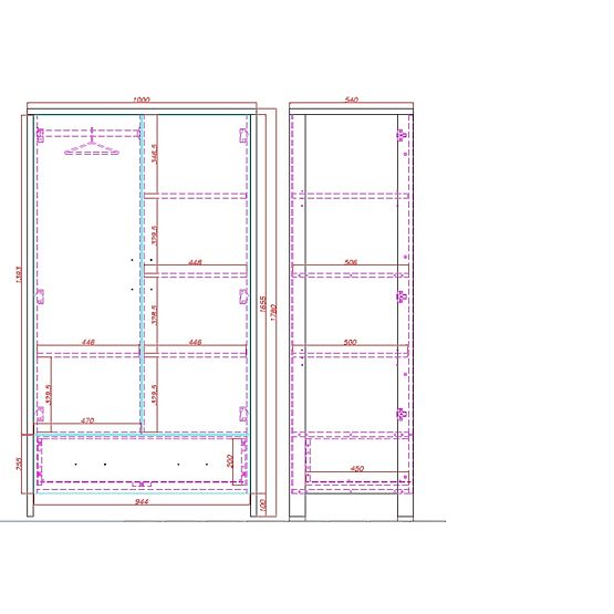 Kinder Zimmer Manhattan - grau