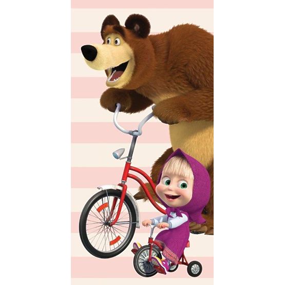 Kinderbadetuch Masha und der Bär