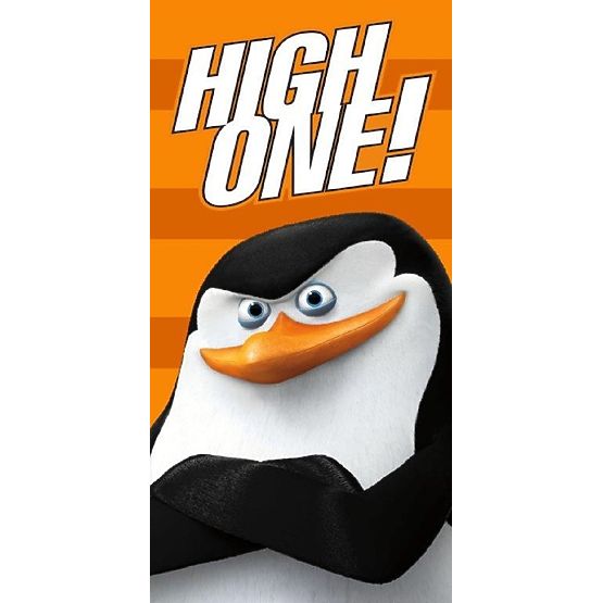 Kinderbadetuch Pinguine aus Madagascar 01
