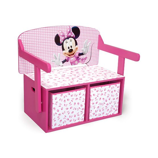 Kinderbank mit Stauraum Minnie Maus