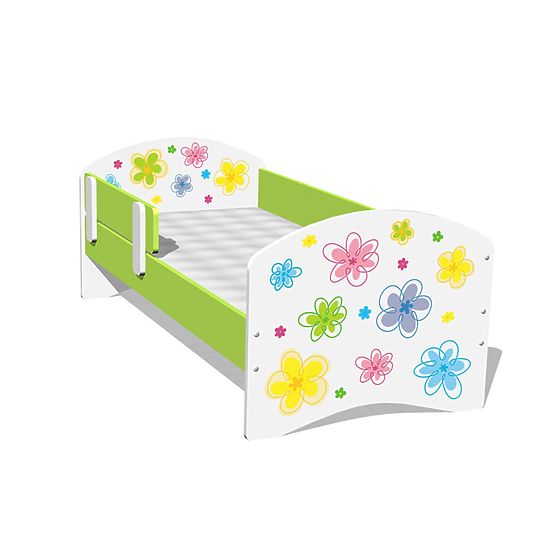 Kinderbett Blumen